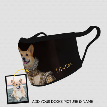Personalized Dog Gift Idea - Royal Dog's Portrait 69 For Dog Lovers - Cloth Mask